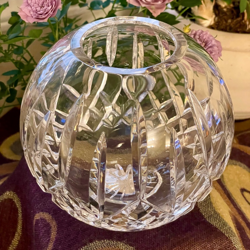 Waterford Lismore Rose Bowl 6” Lead Crystal - Excellent Condition, Minor…